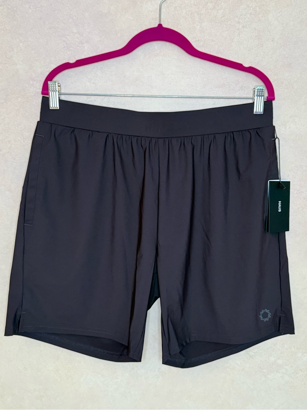 Haus Men's Dark Grey Performance Shorts